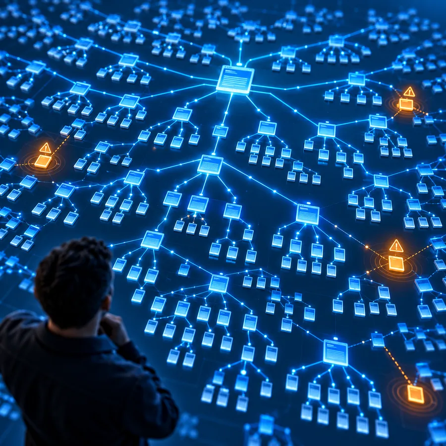 Beispiel für ein Dashboard zur technischen SEO-Analyse
